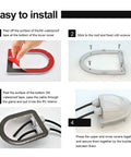 Installation steps of Premium ABS Solar Cable Entry Gland For All Cable Sizes 2mm2 To 6mm2 Waterproof Roof Mount shown on diagram.