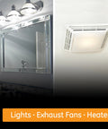 Push Button In Wall Countdown Timer Switch No Neutral Required Easy Install With Six Presets For bathroom fans and heaters