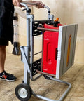 Foldable Table Saw Stand With Wheels For On The Go Mobility And Storage 330 Lbs Load Capacity Portable Universal Fit