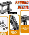 Product details of 8 Piece 420 Chain Master Links Set For Dirt Bikes And ATVs, showing easy-to-install steel alloy connectors.