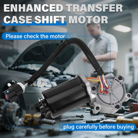 Heavy Duty Transfer Case Shift Motor Knockout Replacement For Ford Explorer Sport Trac And Ranger 4.0L installed in a workshop setting.