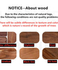 Natural variations in wood texture and color for Two Hole 140mm Brass Walnut Drawer Pulls Set Of 4 With M4 Screws.