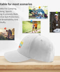 My Favorite Granddaughter Gave Me This Cool White Men Adjustable Cap Hat With Washed Cotton Look Lightweight