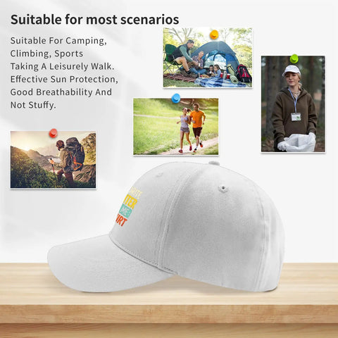 My Favorite Granddaughter Gave Me This Cool White Men Adjustable Cap Hat With Washed Cotton Look Lightweight