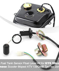 Gas Tank Level Sensor Float Kit And Cap For GY6 4 Stroke Scooters And Mopeds Compatible With Taotao Jonway Roketa Sunl