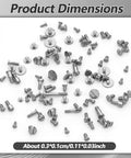 Fast Fixes With These Precision Micro Watch Band Screws That Replace Missing Links And Keep Your Strap Ticking Slick With Zero Stress And A Sharp Silver Finish For Everyday Carry Gear, showing various stainless steel screws.