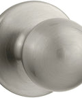 Polo Interior Passage Door Knob For Closet And Hallway Doors, Non Locking Doorknob in Satin Nickel with Microban Protection