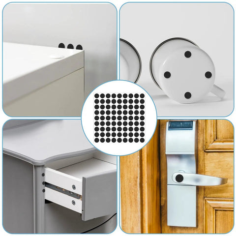 Premium Self Adhesive Felt Pads Keep Your Homebase Squeaky Clean And Scratch Free With No Drama Peel And Stick Backing for cabinets and drawer use.