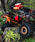 Beefy One Tenth RC Scale ABS Fuel Tank For Axial Wraith SCX10 Exo AX10 Trucks Pack Of 2 mounted on RC crawler
