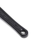 Close-up of Offset Hex Wrench, Nine And A Half Inch, Drop Forged Steel Alloy Build With Polished, Corrosion Resistant Finish, end detail.
