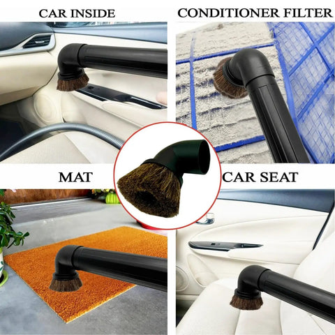 Vacuum Accessory Kit Dust Brush And Extension Wand For Shop Vac Systems Using 2.25 Inch Inner Diameter Attachments 2.5