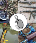 Double Sided Neodymium Magnet Fishing Kit With 1000Lbs Combined Strength retrieving objects from river and fields