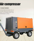 Heavy Duty Oil Free Rotary Screw Air Compressor Built For The Daily Grind Workshop And Factory Floor With High Pressure Air Delivery That Runs Slick All Day Long,  mobile design with wheels