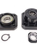 FK FF15 end supports from 25mm Anti-Backlash Ballscrew Kit SFU2510 RM2510 102.36 Inch 2600mm CNC high precision motion system.