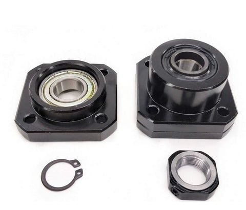 FK FF15 end supports from 25mm Anti-Backlash Ballscrew Kit SFU2510 RM2510 102.36 Inch 2600mm CNC high precision motion system.