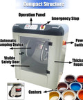 Automatic Paint Shaker Mixer 110V Rotary With Auto Clamping 750W Motor 0.5L To 20L Capacity 360 Degree Rotating Platform, front view