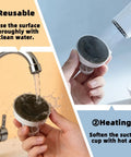 Heavy Duty Suction Cup Handles 2 Pack Vacuum Glass Door Knobs With Killer Grip Strength For Shower Windows Cabinets And Mirrors No Drill Needed Silver Hardware that shows reusable suction cup under water.