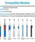 Oral-B toothbrush models compatible with Universal Electric Toothbrush Charger Adapter For Oral B Models Waterproof Inductive Charging Replacement Power Cord Travel Ready No Fuss, Plug And Play Accessory That Keeps Your Brush Charged On The Go, including D series, S series, OC series, and Professional series.