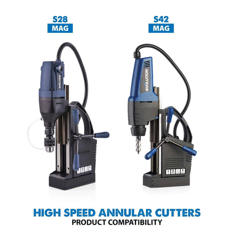 Evolution CC112 annular cutter, 1-1/8 in diameter by 1 in depth, high-speed steel