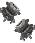 Rear Wheel Bearing And Hub Assembly Set For Infiniti G35 And Nissan 350Z Two Piece Kit, showing two hub assemblies