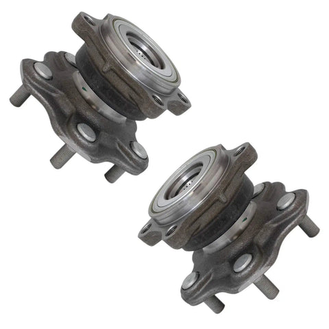 Rear Wheel Bearing And Hub Assembly Set For Infiniti G35 And Nissan 350Z Two Piece Kit, showing two hub assemblies