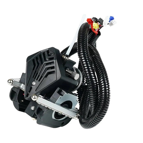 Totally Rock Solid Effector Hotend Kit For V400 3D Printer with smooth extruder module, flexible wiring, and precision components.