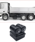 Aluminum Alloy Battery Box and Gas Tank Upgrade Parts for One Fourteenth Scale Tamiya Trailer Tractor RC Truck R620 Man