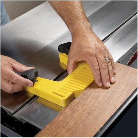 Pro Table Woodworking Featherboard With Triple Holding Power For Vertical And Right Side Use Magnetic Clamp System To Boost Safety Precision And Control In Cabinets Panels And Joinery Projects