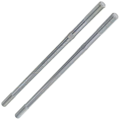 Polaris Tie Rods With End Kit Beefed Up For Sportsman 570 800 Scrambler 400 Trail Boss 250 End Link Set OEM Compatible 7061139 7061138 5134242 And Other OEM Numbers, gray steel rods