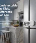 5 Pack Child Proof Refrigerator Locks With Sticky Adhesive Pads No Tools Needed For Fridge Oven And Cabinet Doors Easy Install