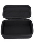 Open view of Road Warrior Microphone Case For Sm7b And Mv7 Podcast Mic with secure inner sleeve, sturdy nylon material.