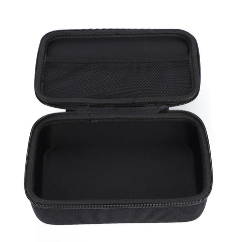Open view of Road Warrior Microphone Case For Sm7b And Mv7 Podcast Mic with secure inner sleeve, sturdy nylon material.