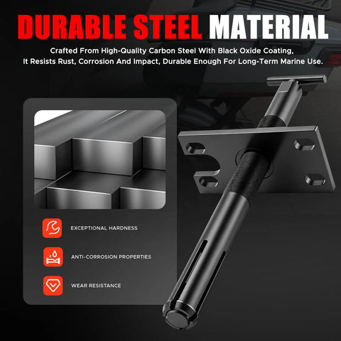 Pro Grade Marine Gimbal Bearing Puller And Engine Alignment Tool Kit showing durable steel material and features.