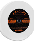 Tough As Nails 400 Grit White Aluminum Oxide Bench Grinder Wheel 6 Inch By 3/4 Inch Thick Ideal For Polishing Metals