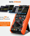 Handheld 3 In 1 Oscilloscope Multimeter And Waveform Generator With 12MHz Bandwidth 50MSaPerS Sampling USB Lab Scope Kit display