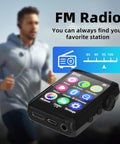 Sleep Headphones MP3 Player With Built In Hypnosis Music And ASMR, Bluetooth 5.3 Portable Music Player and FM Radio Interface