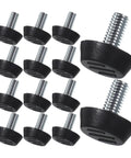 16 Pack Adjustable Furniture Feet Levelers For Chairs And Tables Metal And Plastic Construction With Height Adjustment Nonslip Stabilizers
