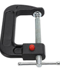 Heavy Duty 4 Inch C Clamp Made From High Carbon Steel With Sliding T Handle For woodworking, welding, and auto repair jobs.