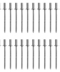 50 Pieces Stainless Steel Blind Rivets Kit With Easy Install And Precise Specs For DIY, Furniture And Household Repairs