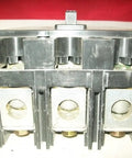 Hella Rugged 3 Pole 100 Amp Thermal Magnetic Circuit Breaker Featuring Feed Through 100Ka Breaking Capacity front view