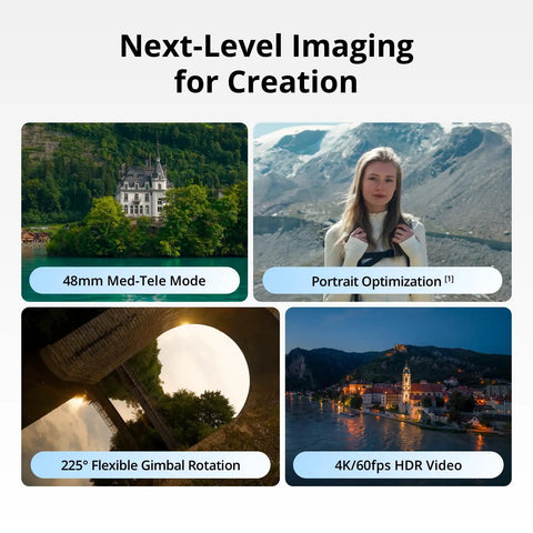 Mini 5 Pro Fly More Combo Plus With RC 2 Drone showcasing imaging modes and HDR video quality.