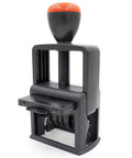 Killer Custom Self Inking Date Stamp Heavy Duty Office Rubber Stamp Built Different With Smooth Spin Wheels and Multiple Ink Colors on display.