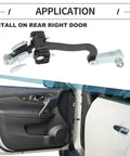 Peugeot Boxer Door Check Strap Rear Right Beefed Up Heavy Duty Wear Resistant Metal Hinges Soft Close Dampened Mechanism