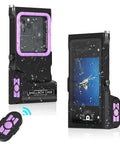 Third Gen Waterproof Diving Phone Case With Bluetooth 50 Feet Depth, Professional Underwater Photo And Video Housing Black Purple