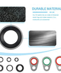 60 Piece AC O Ring And Seal Kit For Air Conditioning Compressor Replacement With durable material and assorted sizes shown