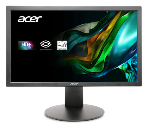 Your Go-To 19.5 Inch HD Plus Monitor With 1600x900 Resolution, 75Hz Refresh Rate, VESA Mountable, Blue Light Filter And Flickerless VisionCare Tech, HDMI And VGA Ports, A Solid Pick For Work, Gaming, And Streaming front view