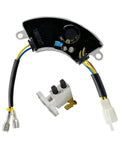Beefy Aluminum Half Moon Automatic Voltage Regulator with carbon brush for Honda clone generators and Generac, Firman, 3000-4500W.