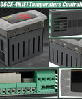 Digital Temperature Controller Replaces Dixell Xr06Cx For Commercial Freezers And Walk In Coolers 120 Volt AC Thermostat view from multiple angles