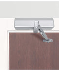 9000 Series Grade 1 Beefy Door Closer Multi Mount With Adjustable Power Spring Size 1 To 6 ADA Compliant UL Listed on wooden door