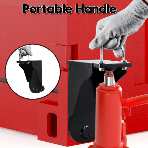 Third Generation Shipping Container Jack Lug Beefed-Up Heavy Duty Lug Leveler With U-Shaped Handle shown in use